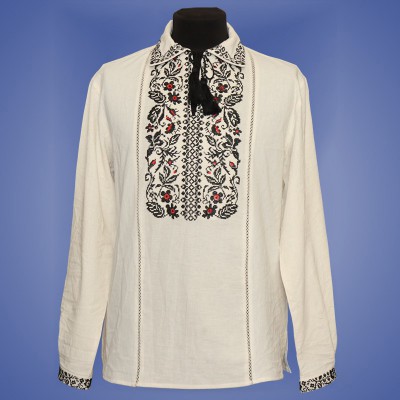 Embroidered shirt "Flower Ornament"